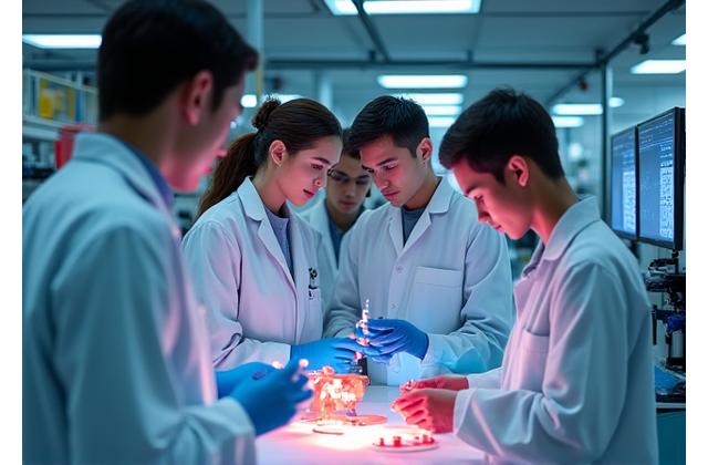 最新のラボで研究開発に取り組むAri Powerのチーム